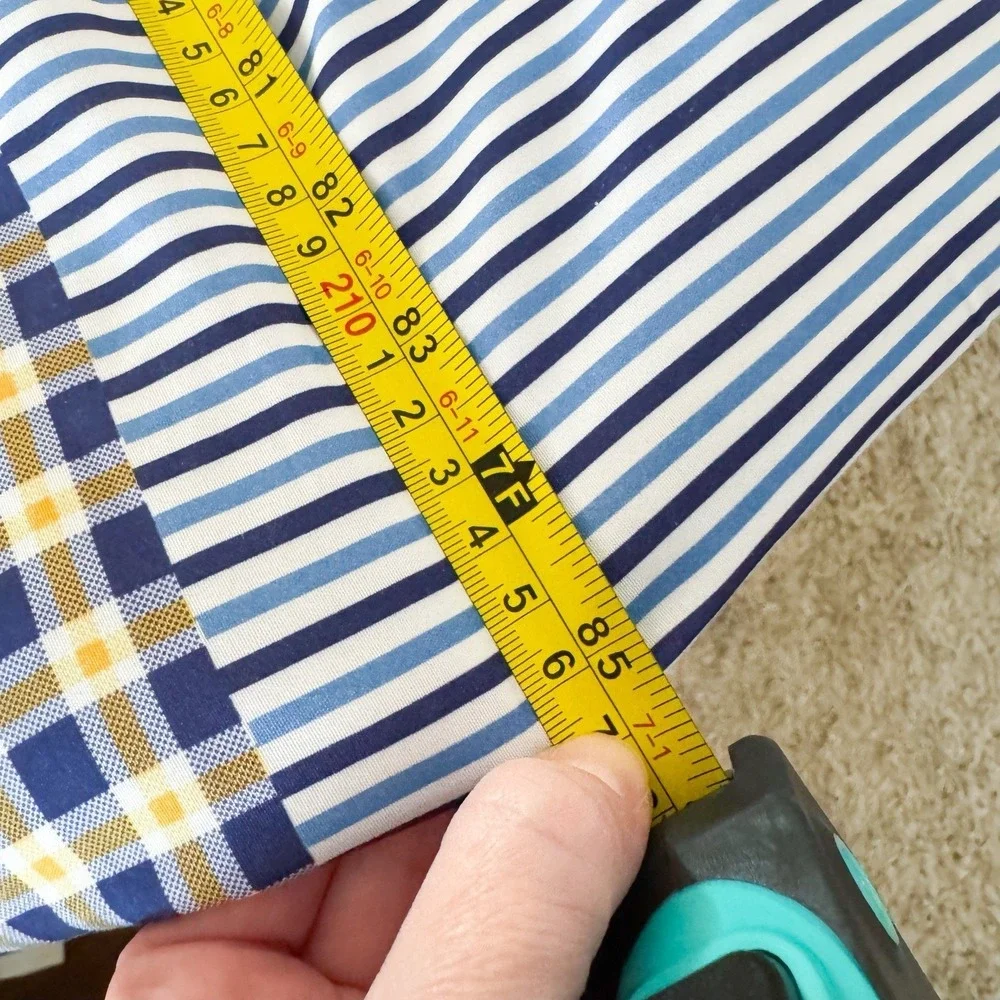 Vtg Tommy Hilfiger Madras‎ Patchwork Comforter Full Size Double Primary Colors